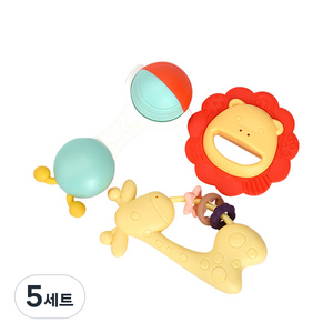 캐스비 맑은소리 베베애니멀악기 3종 세트 2229, 혼합색상, 5세트