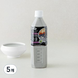 맑은물에 참좋은 국산 서리태콩물, 500ml, 5개