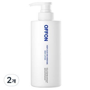 오프온 킴 캄 앤드 모이스처 바디로션 플로럴 머스크향, 500ml, 2개