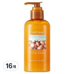 네이처리퍼블릭 아르간 에센셜 딥케어 컨디셔너, 16개, 300ml