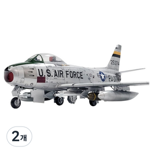 아카데미과학 12369 1/48 F-86F-40 세이버 전투기 프라모델, 2개