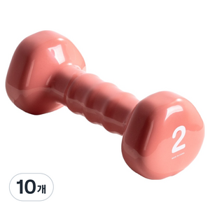 아이워너 PVC 삼각 아령, 2kg, 10개