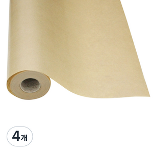 크라프트지 종이 포장지 50g, 4개
