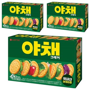 롯데웰푸드 야채래시피, 249g, 3개
