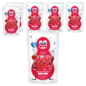 룩트킨디 얼려먹는 젤리 10p, 사과, 200g, 6개