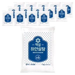 백설 하얀설탕, 1kg, 15개