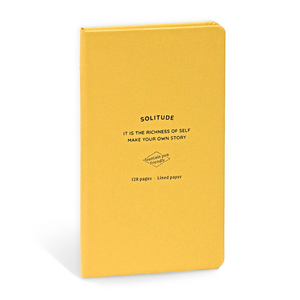아이코닉 솔리튜드 라인 만년 핸디노트, 02BANANA, 1개