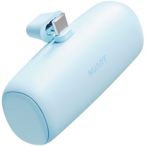 누아트 도킹형 미니 보조배터리 5000mAh, SPE-PA5GPQCP(C타입), 스카이 블루