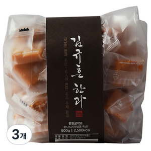 김규흔한과 명인 꿀약과, 500g, 3개
