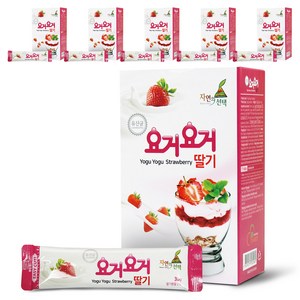 자연의선택 요거요거 딸기 분말, 6개, 10개입, 300g