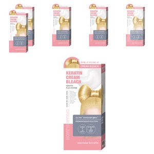 모레모 케라틴 크림 블리치 헤어 탈색제, 90g, 6개