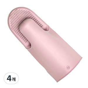 디지티 프리미엄 실리콘 오븐장갑, 노르딕핑크, 4개