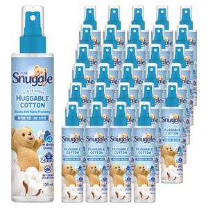 스너글 허거블 코튼 더블 소프트 섬유탈취제 본품, 150ml, 30개