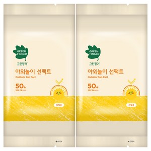 그린핑거 촉촉선팩트 소프트블록 리필, 16g, 2개