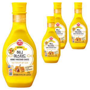 오뚜기 허니머스타드, 535g, 4개