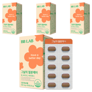 비비랩 그날의 철분케어, 60정, 4개