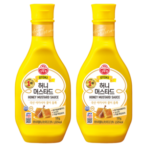오뚜기 허니머스타드 소스, 535g, 2개