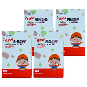 나와아기 유아용 카레가루 10p, 100g, 4개