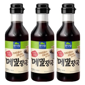 면사랑 프리미엄 메밀장국, 500ml, 3개