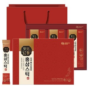 대상웰라이프 진생 에브리데이 홍삼스틱 순 + 쇼핑백, 1개, 300ml