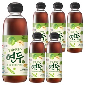 연두 요리에센스 순, 830ml, 6개