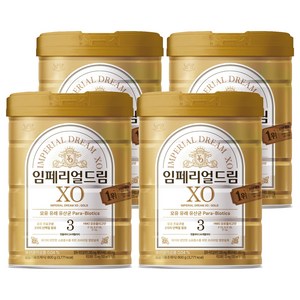임페리얼드림XO 골드 분유 3단계, 800g, 4개