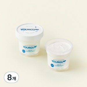 유얼거트 플레인 그릭요거트, 130g, 8개