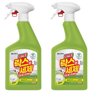 홈스타 욕실청소용 락스와 세제 3X 폼스프레이 후레쉬, 900ml, 2개