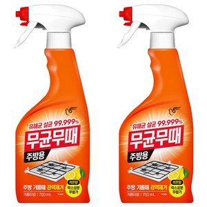 무균무때 주방용 세정제, 750ml, 2개