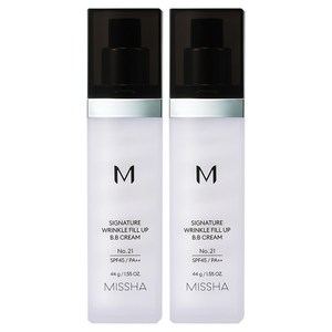 미샤 M 시그너처 링클 필업 비비크림 SPF45 PA++, 21호화사한베이지, 44g, 2개