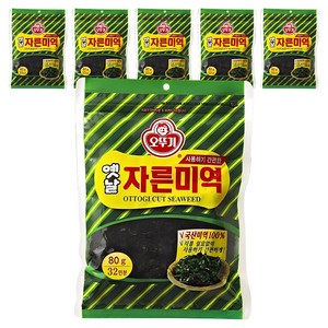 오뚜기옛날 자른미역, 80g, 6개