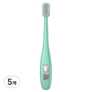 라이브오랄스 아동용 칫솔, 민트, 1개입, 5개