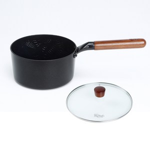 도루코 포레스타 시즌3 IH 편수 냄비, 20cm, 블랙, 1개