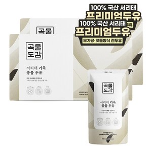 곡물도감 국산 서리태 가득 콩물두유, 180ml, 30개