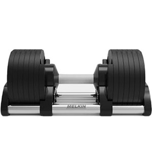 멜킨스포츠 무게조절 덤벨 롤튼 조립식 아령 세트 팬텀 블랙 24kg / 2kg 조절 + 거치대, 1세트