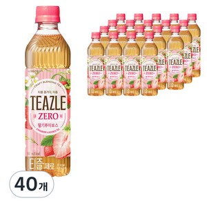 티즐 제로 딸기루이보스, 500ml, 40개