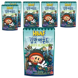 HBAF 바프 김맛 아몬드, 190g, 6개