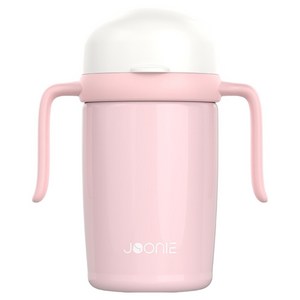 주니 유아용 스테인레스 자기주도 컵 2세대, 240ml, 1개, 핑크