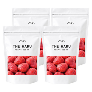THEHARU 동결건조 딸기칩, 50g, 4개
