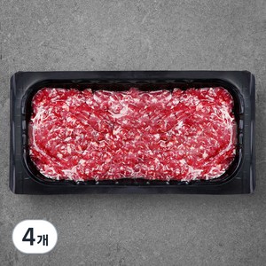 화담우 한우 1등급 다짐육 (냉장), 300g, 4개