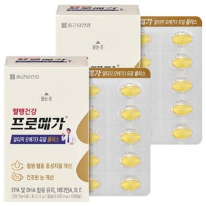 프로메가 알티지 오메가3 듀얼 플러스, 60정, 2개