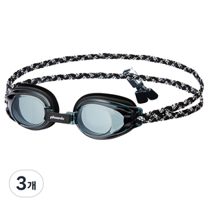 피닉스 아동용 노미러 패브릭 수경 PN-505J FB, Black, 3개