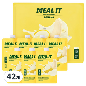 밀잇 단백질 쉐이크 바나나맛, 40g, 42개