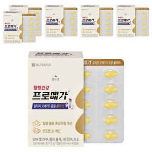 프로메가 종근당건강 알티지 오메가3 듀얼 플러스, 60정, 6개