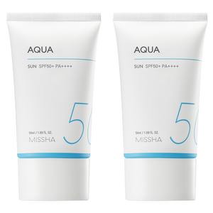 미샤 올 어라운드 세이프 블록 아쿠아 선크림 SPF50+ PA++++, 50ml, 2개