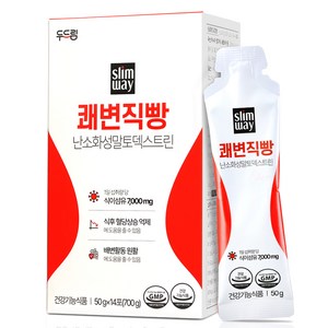 슬림웨이 쾌변직빵 배변활동도움 혈당상승억제 식이섬유 14p, 700g, 1개