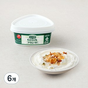 서울우유 더진한 그릭요거트, 100g, 6개