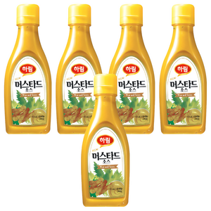 하림 뉴 머스타드 소스, 280g, 5개