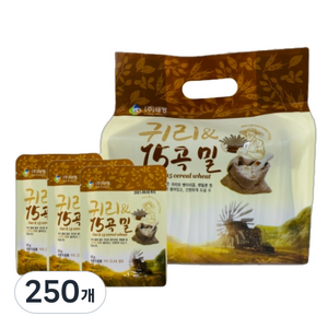 태평선식 건강한 미숫가루 귀리 앤 15곡밀, 250개, 40g