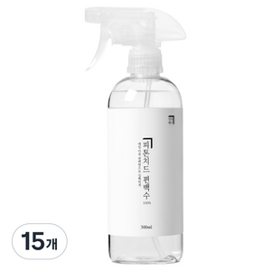 살림백서 피톤치드 편백수 실내탈취제 본품, 500ml, 15개